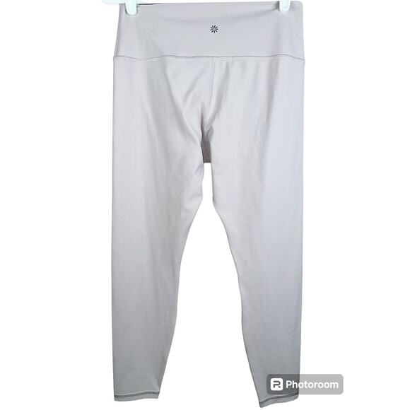 Athleta Light Purple/ Lilac Capri Cropped 'Transcend Tight Leggings' Size Large - Picture 2 of 5